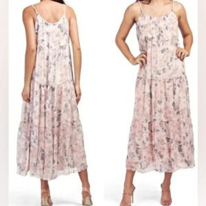 Elena baldi floral sleeveless dress medium